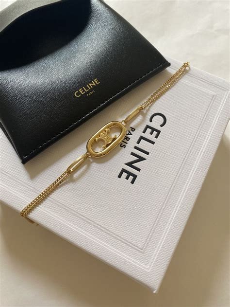 celine vintage bracelet|celine triomphe bracelet.